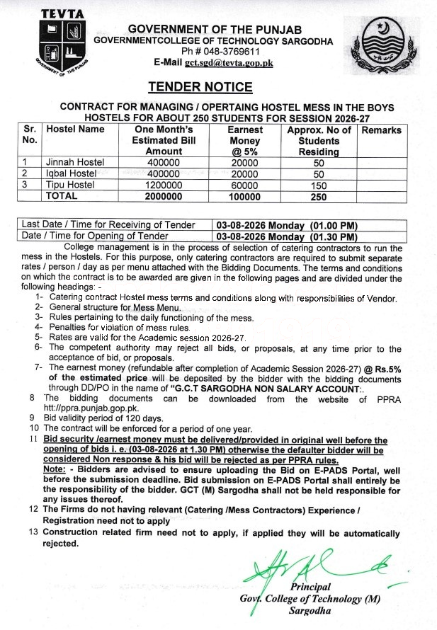 Tender Document