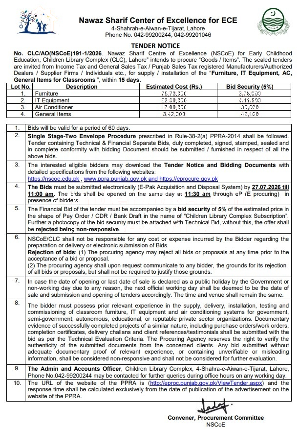 Tender Document
