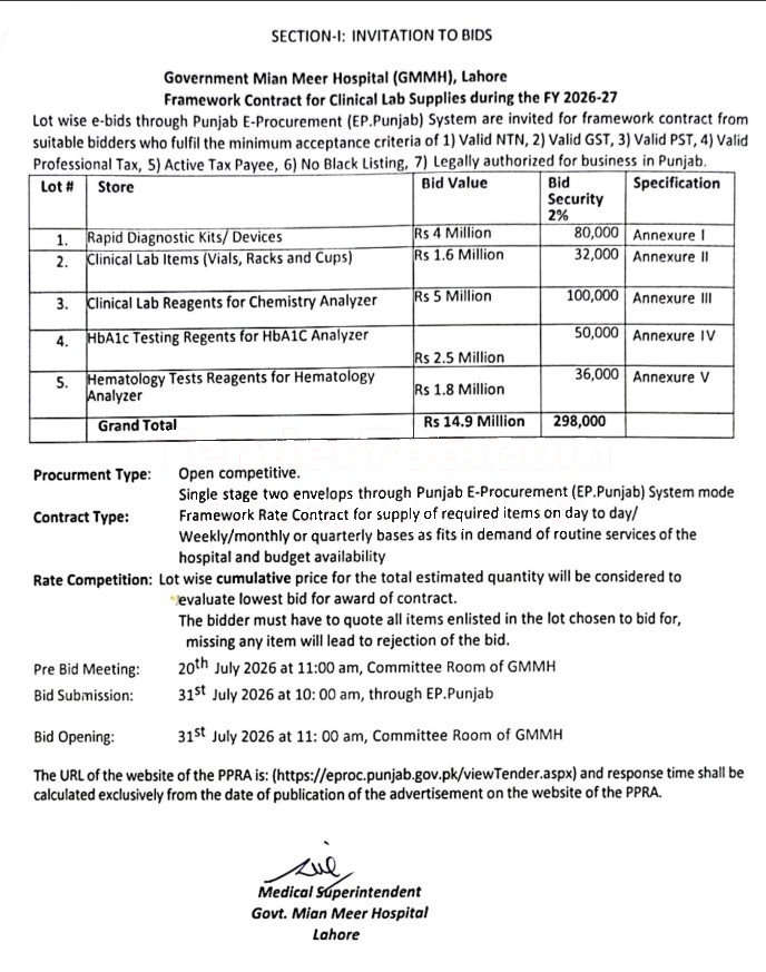 Tender Document