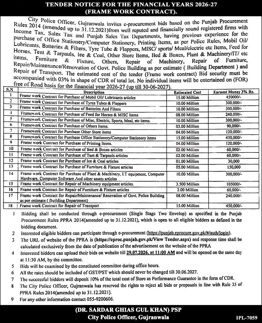 Tender Document