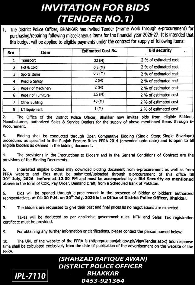 Tender Document