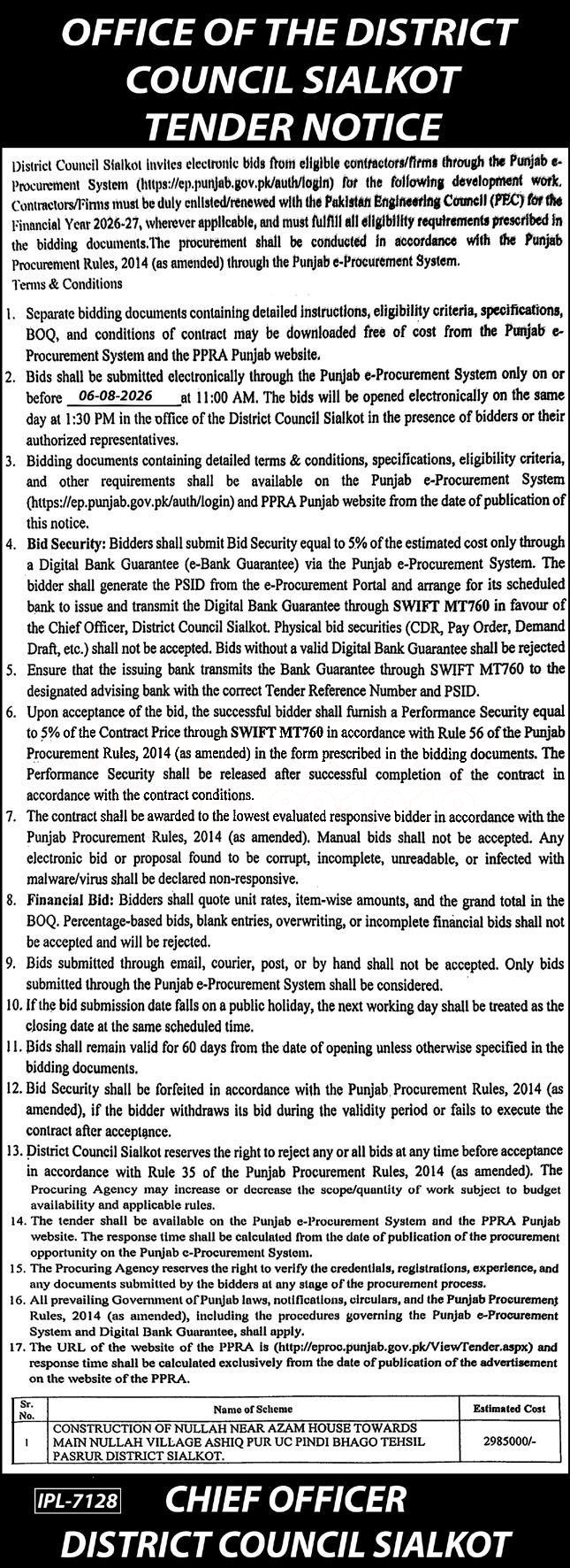 Tender Document