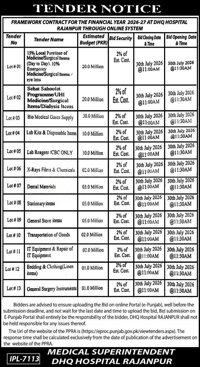 Tender Document