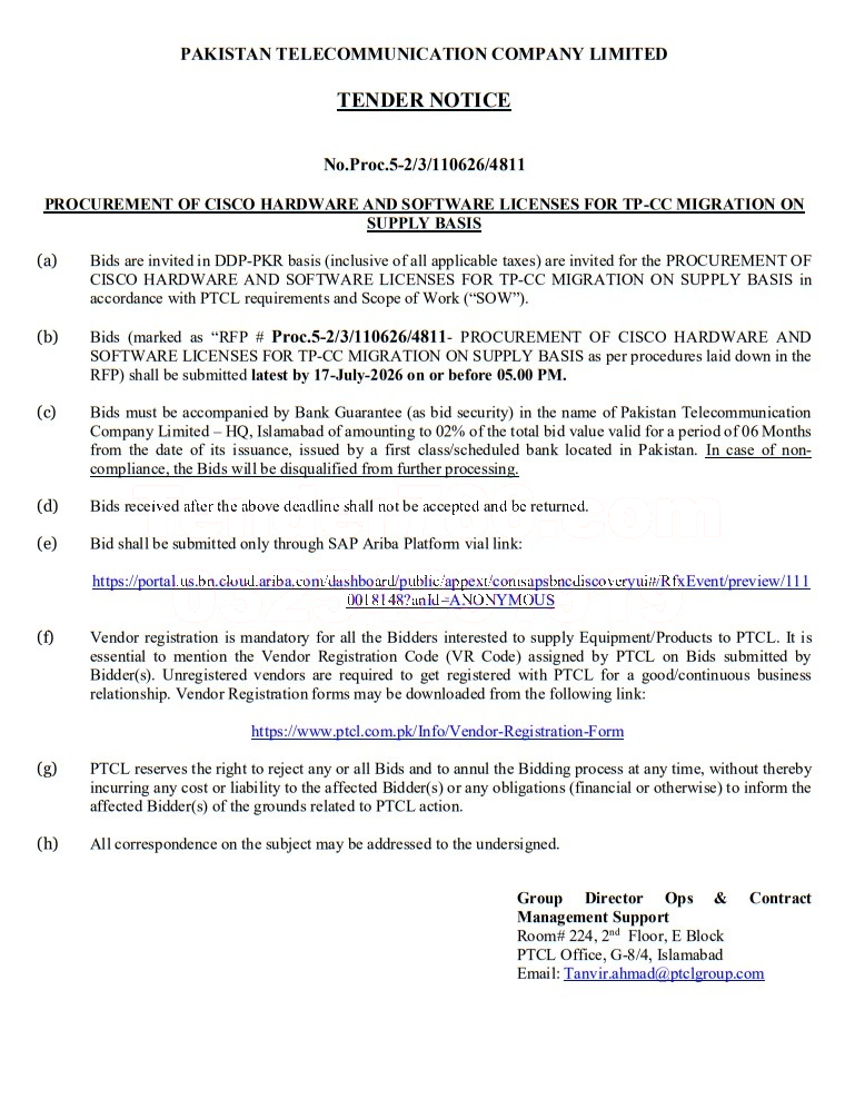 Tender Document