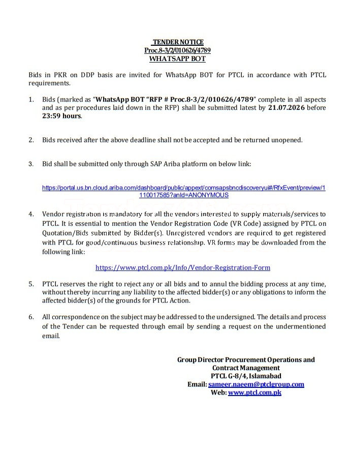 Tender Document