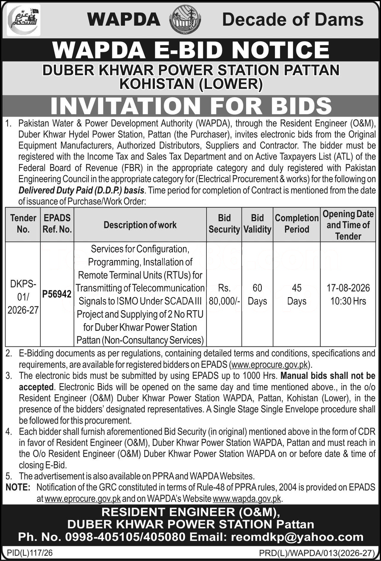 Tender Document