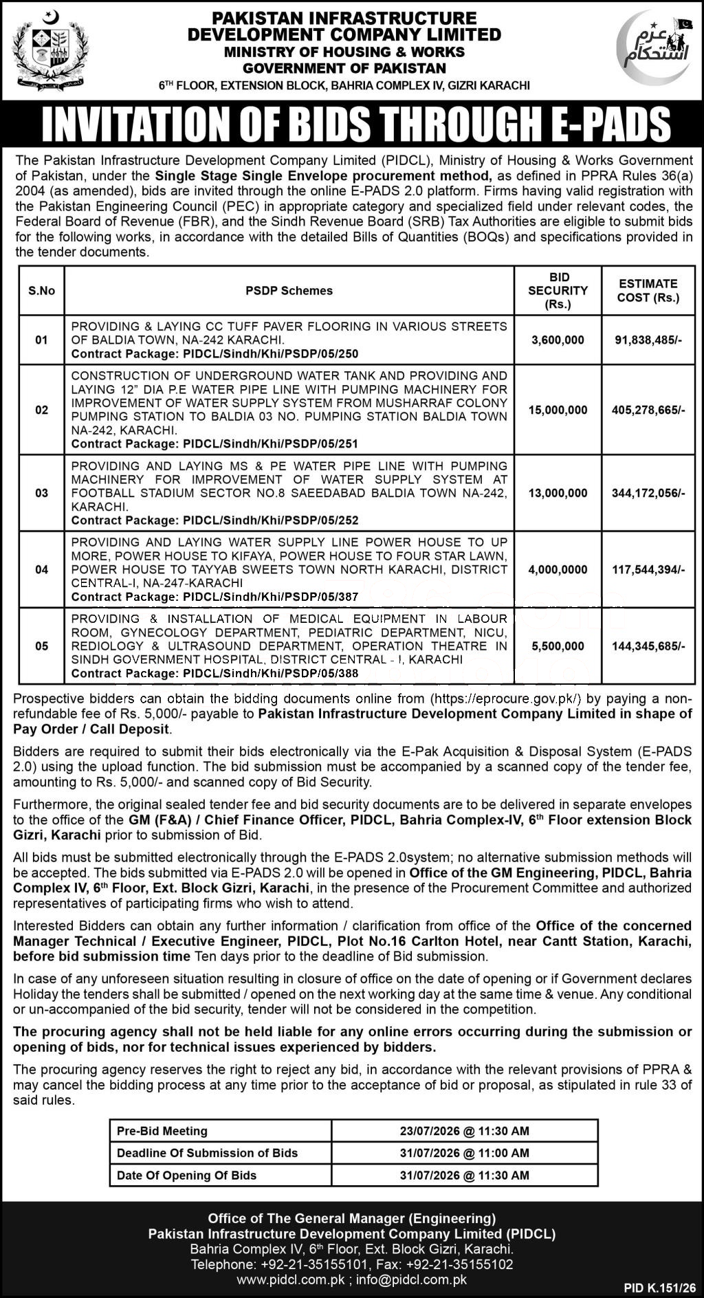 Tender Document