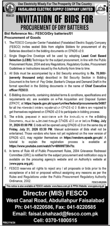 Tender Document