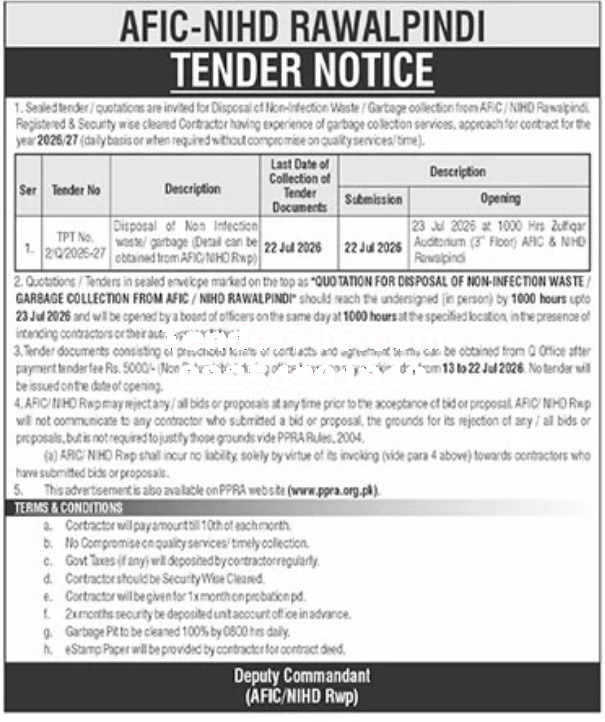 Tender Document