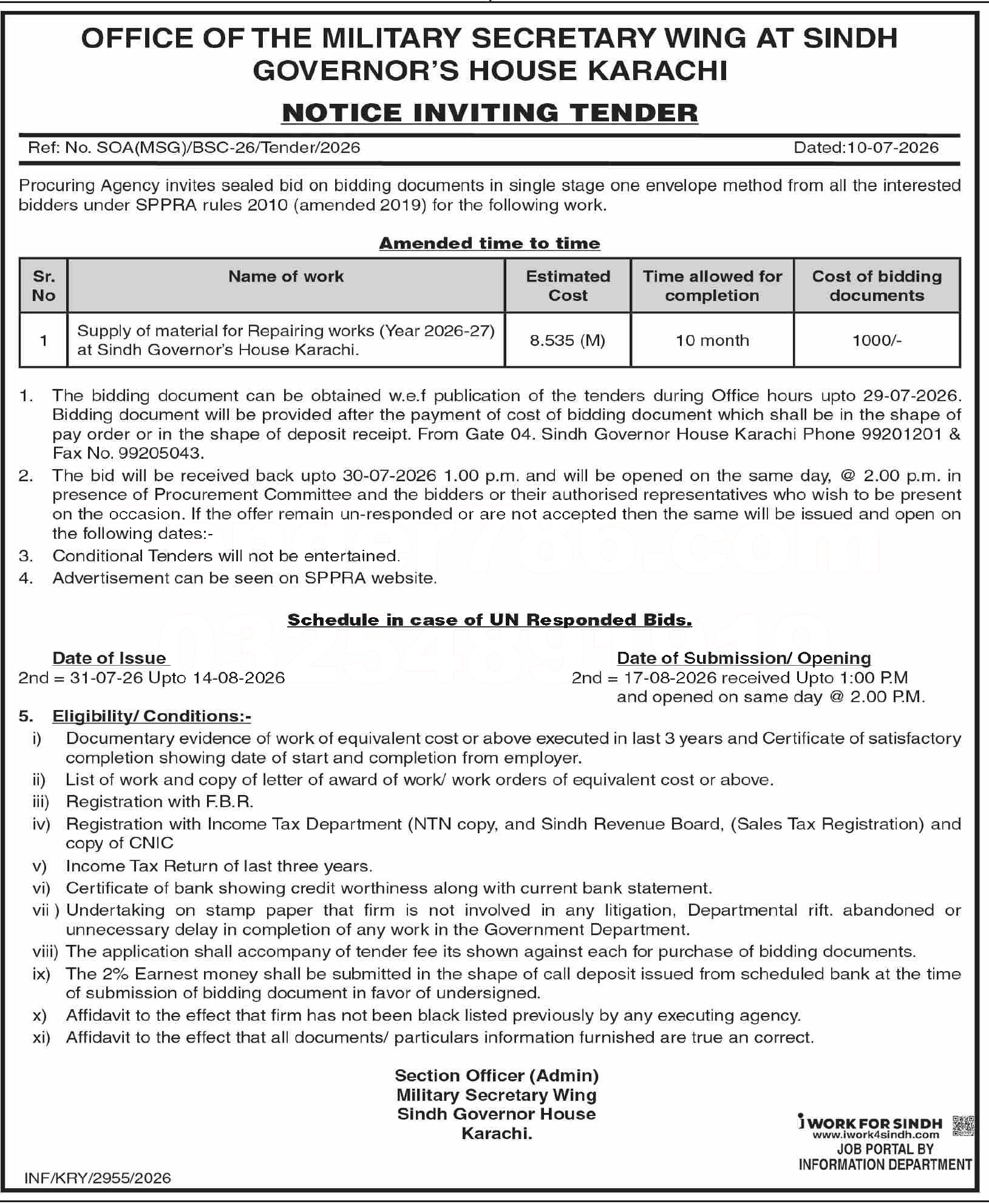 Tender Document