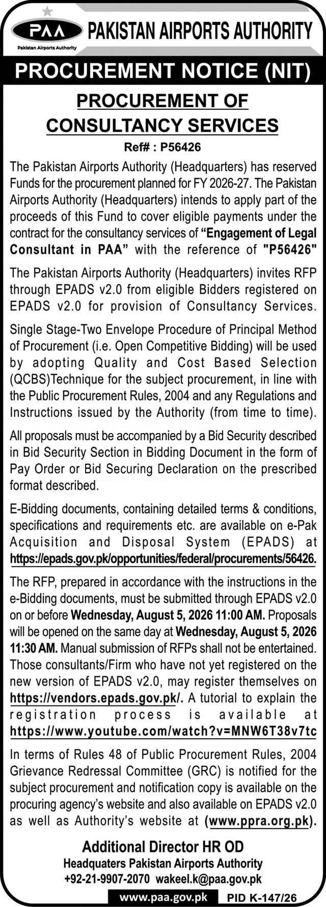Tender Document