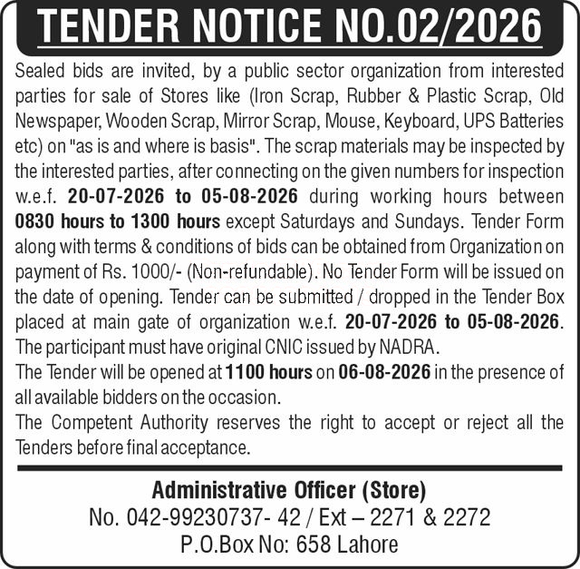 Tender Document