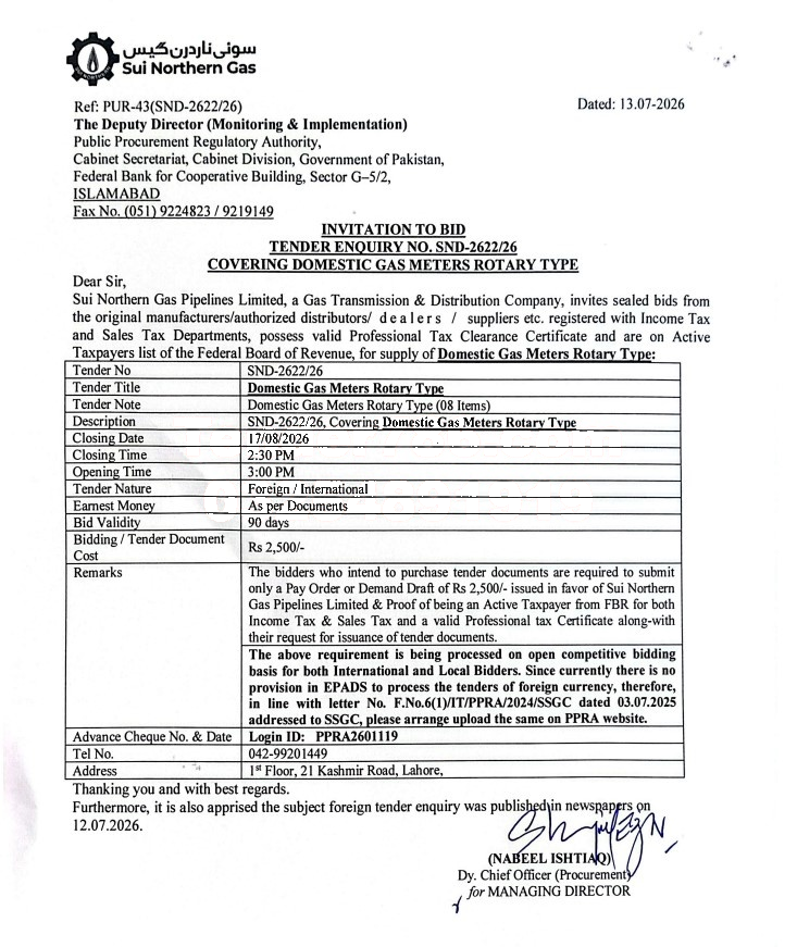 Tender Document