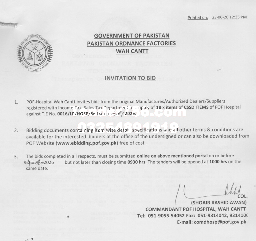 Tender Document