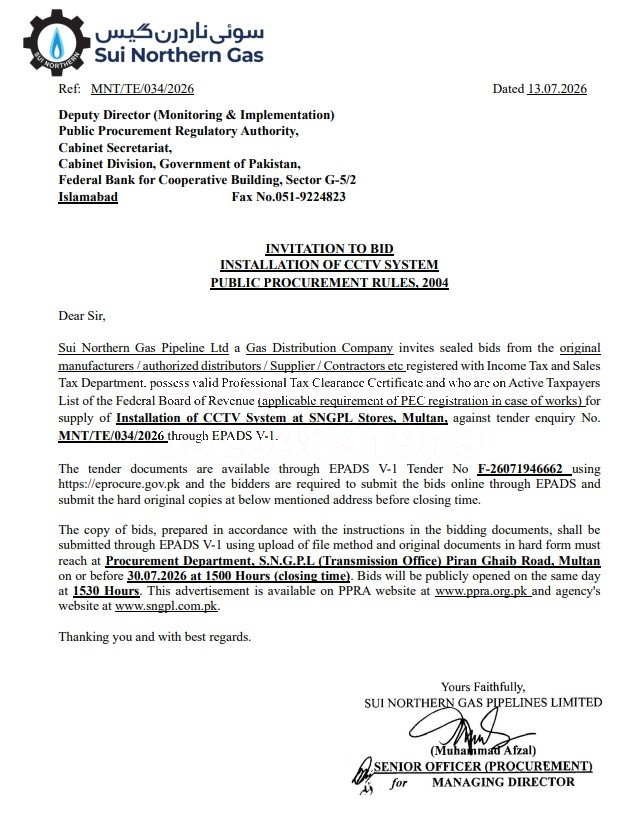 Tender Document