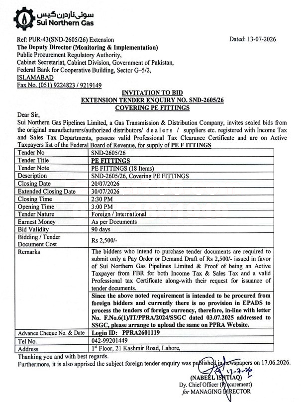 Tender Document
