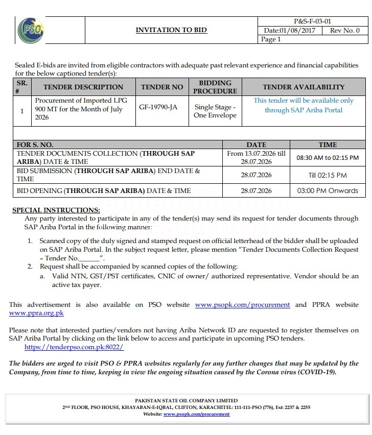 Tender Document