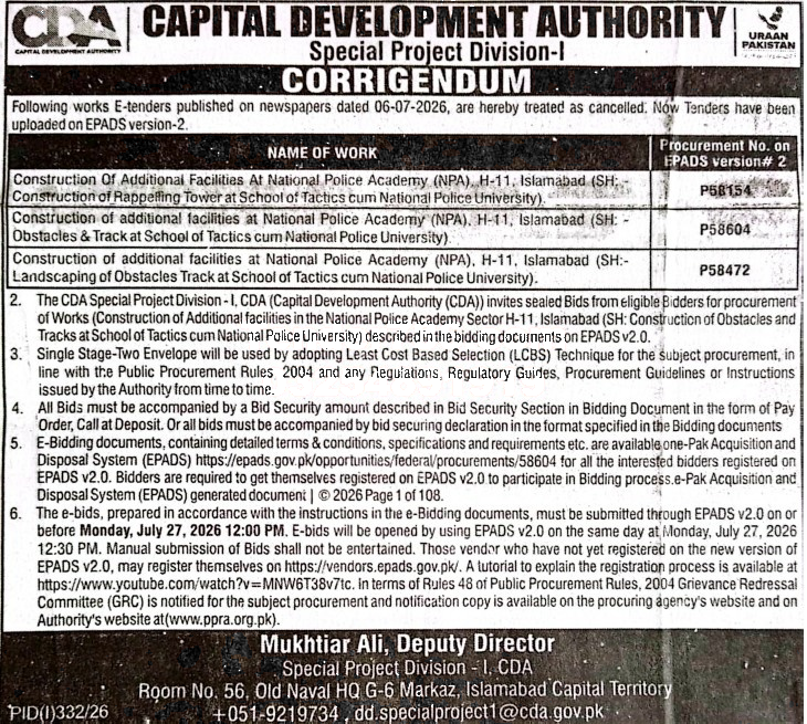 Tender Document