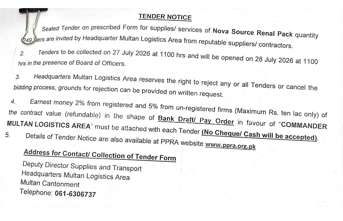 Tender Document