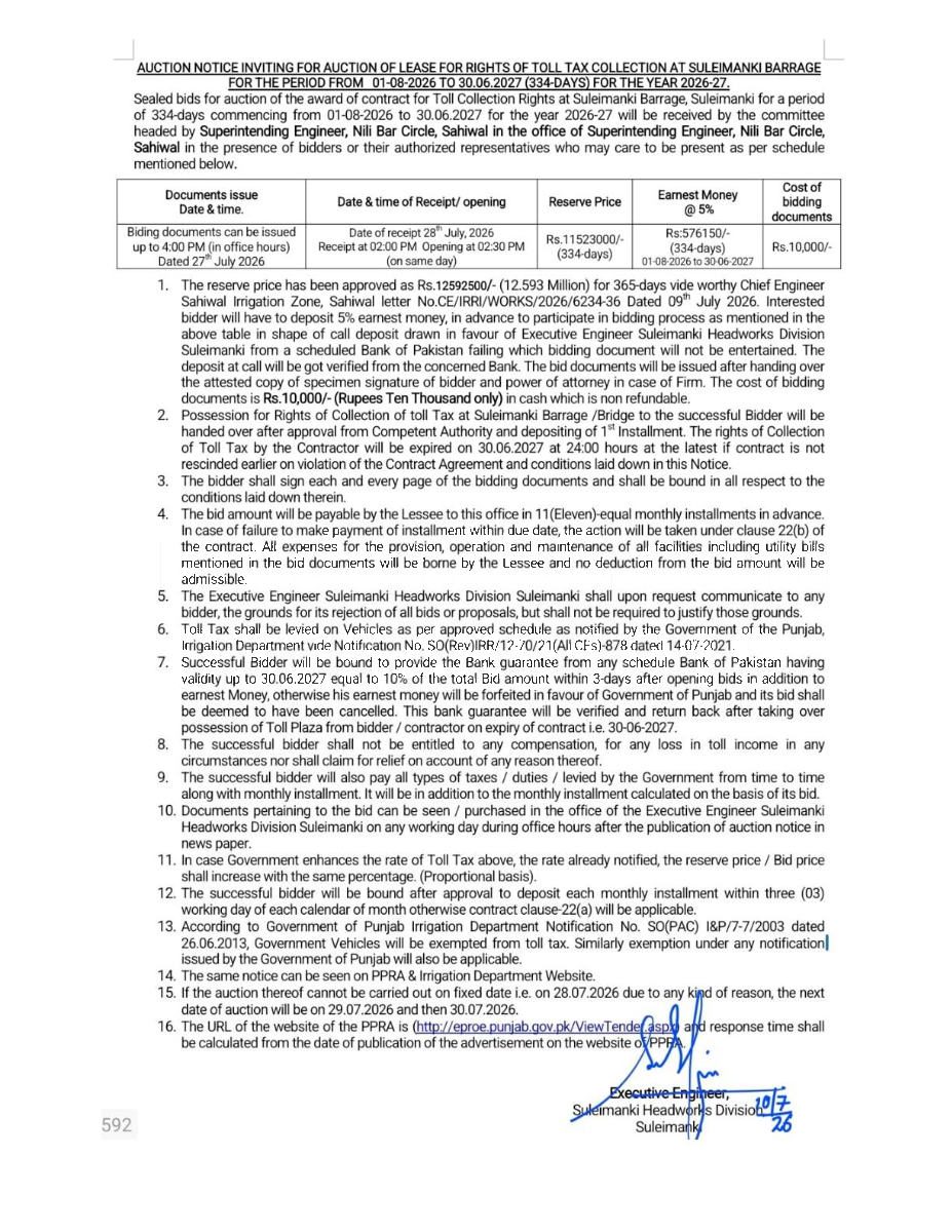 Tender Document