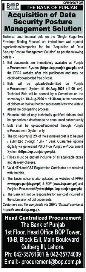 Tender Document