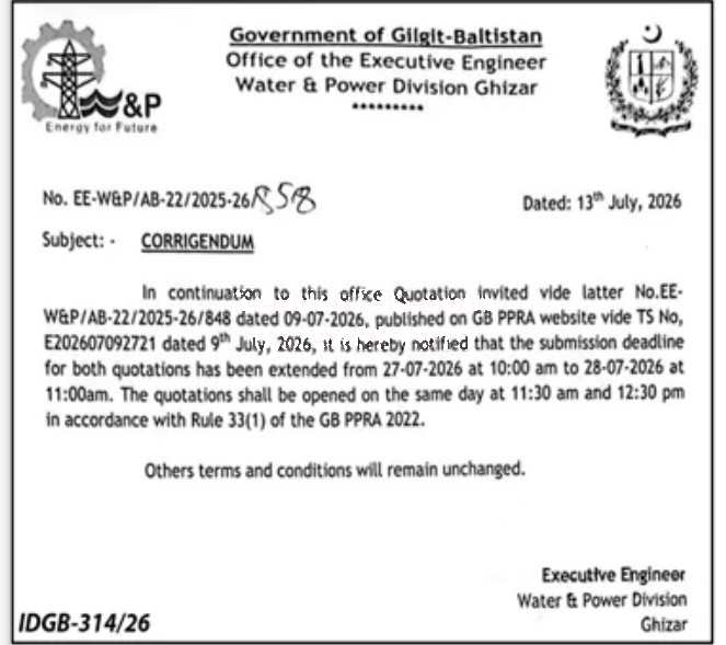 Tender Document