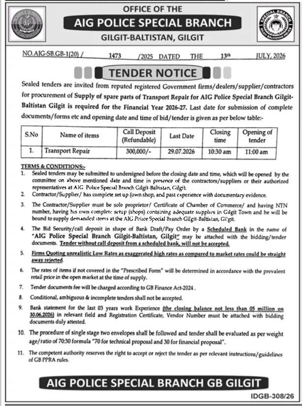 Tender Document