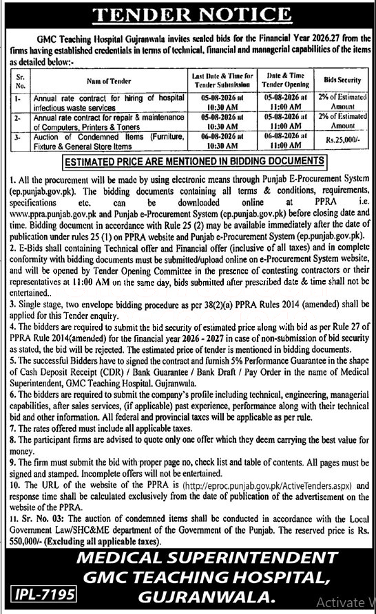 Tender Document