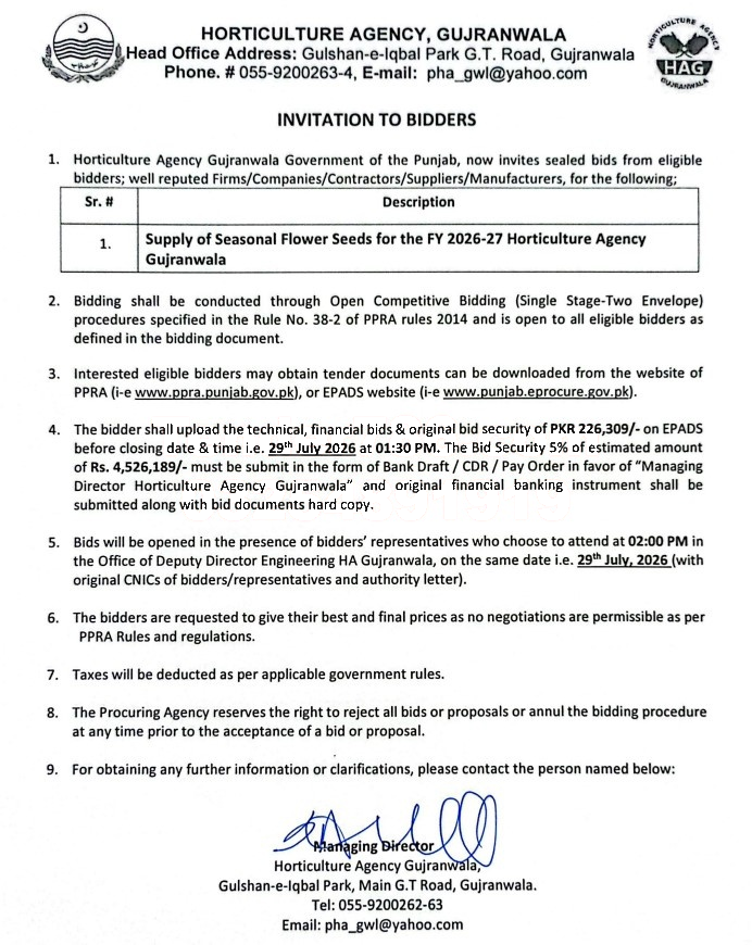 Tender Document