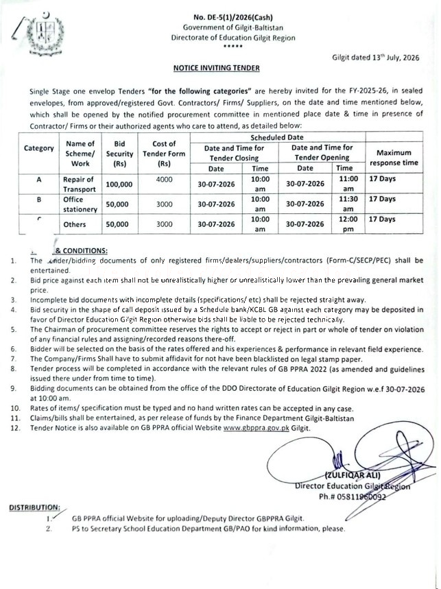 Tender Document