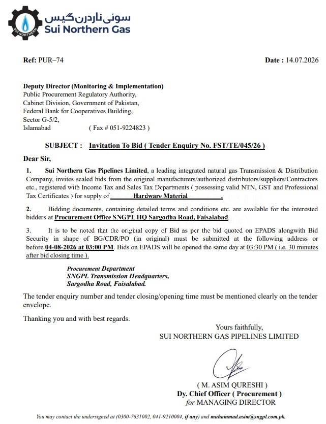 Tender Document