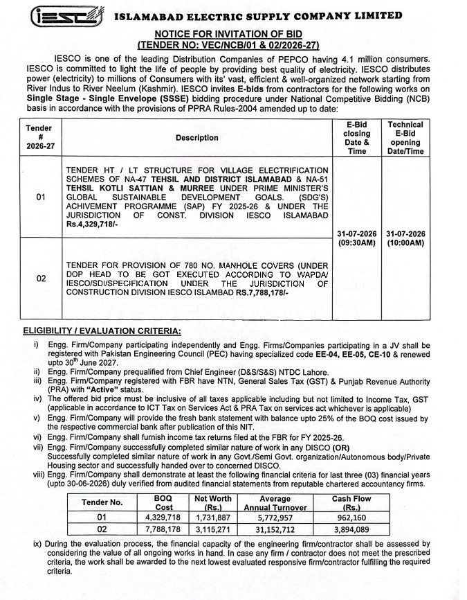 Tender Document