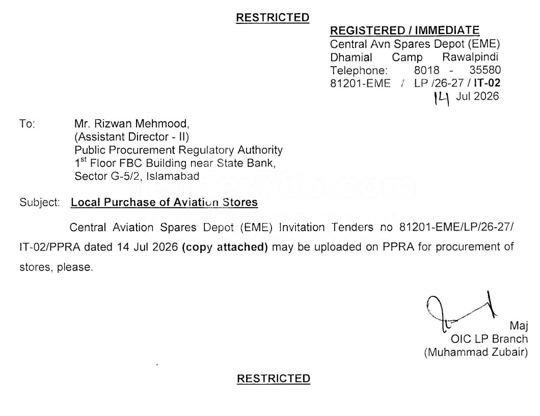 Tender Document