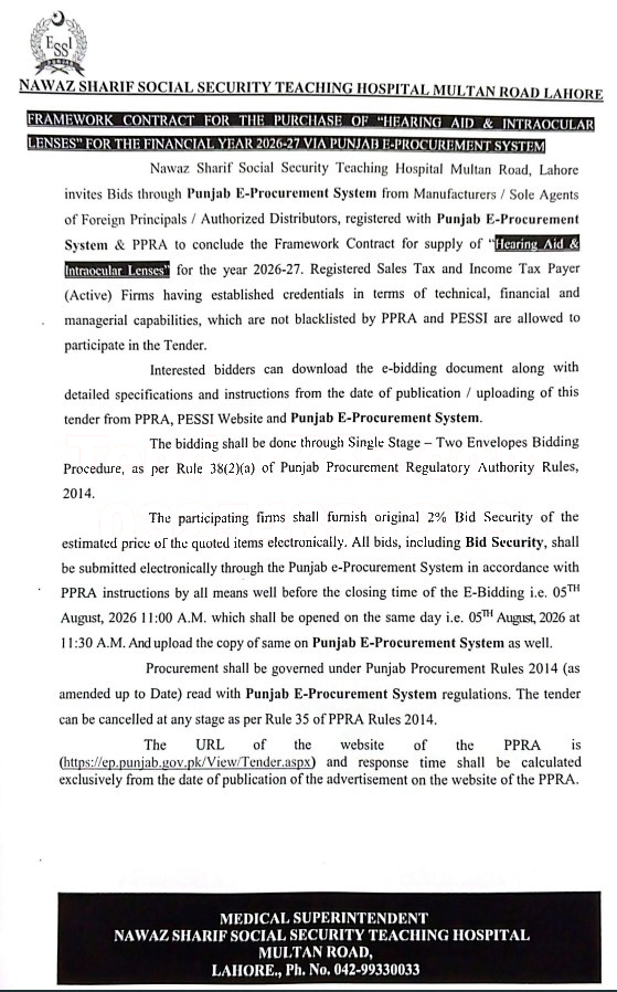 Tender Document