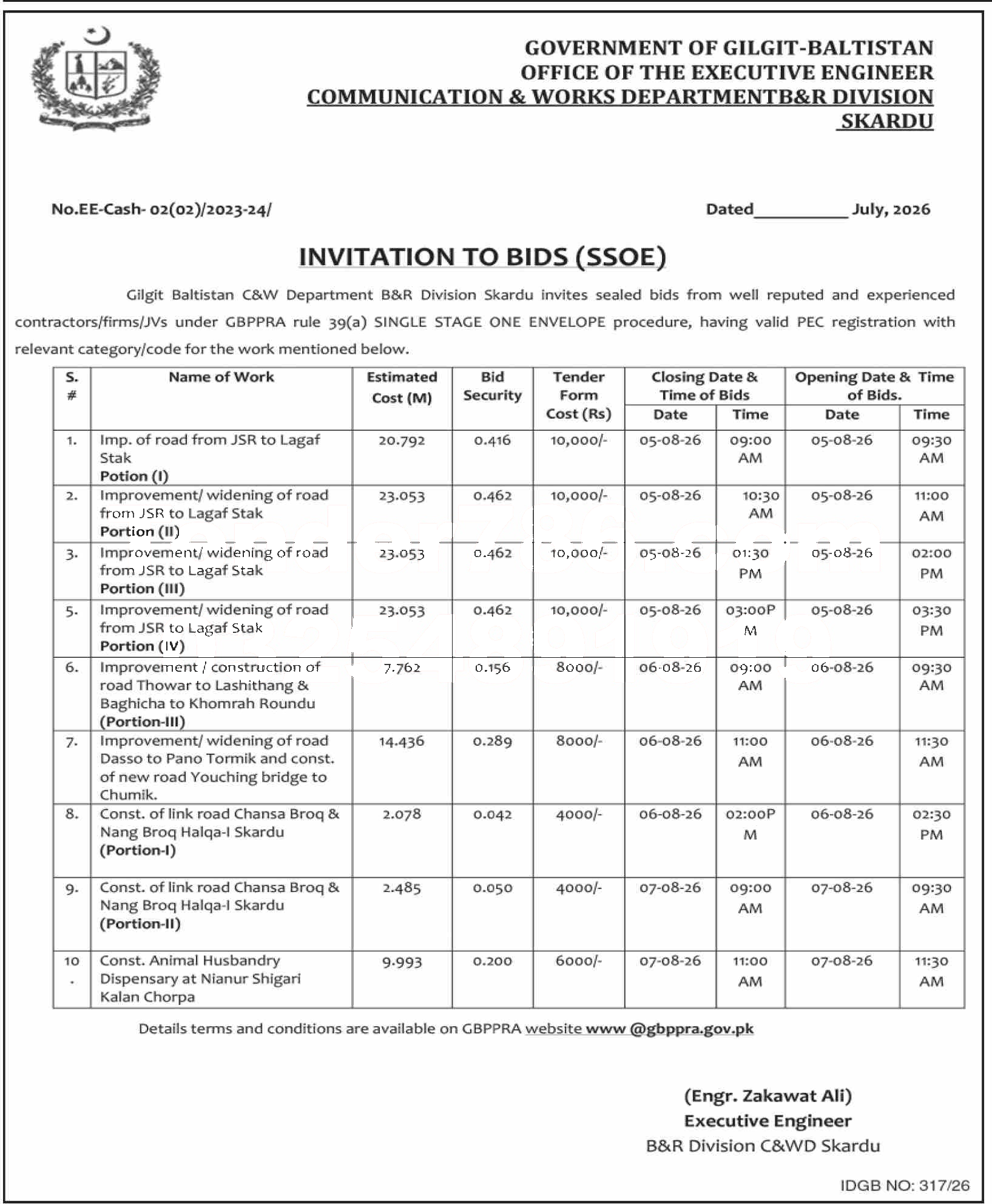 Tender Document