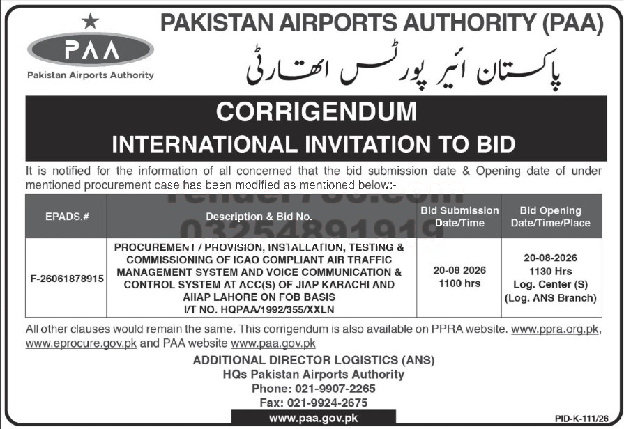 Tender Document