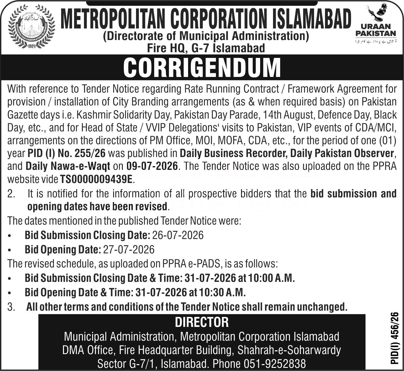 Tender Document
