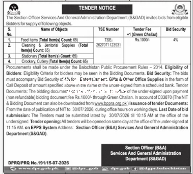 Tender Document