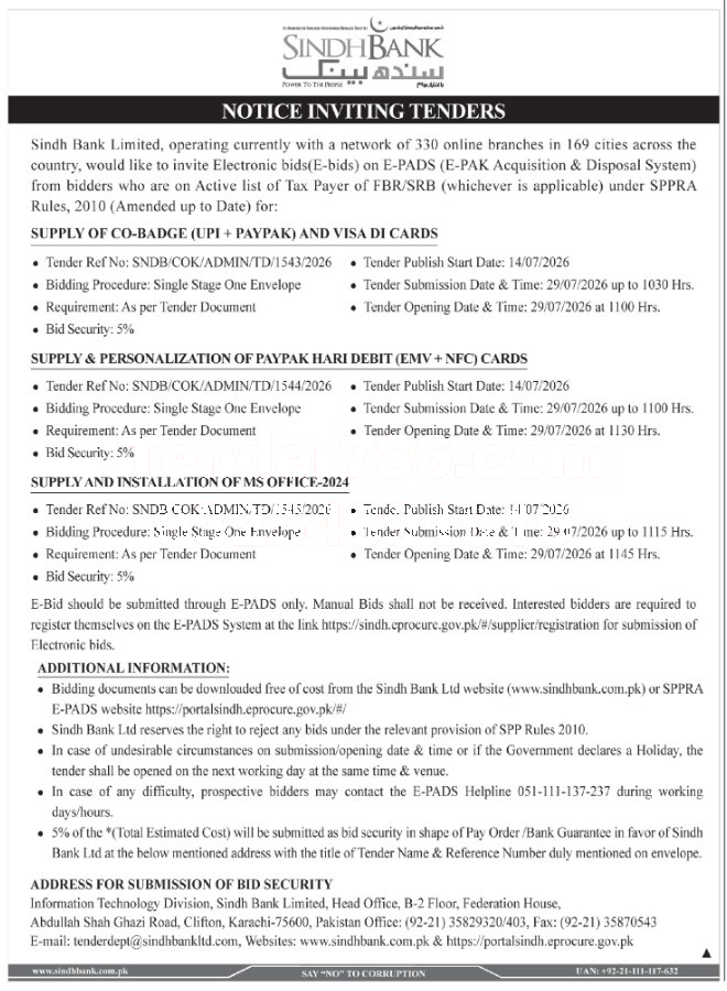 Tender Document
