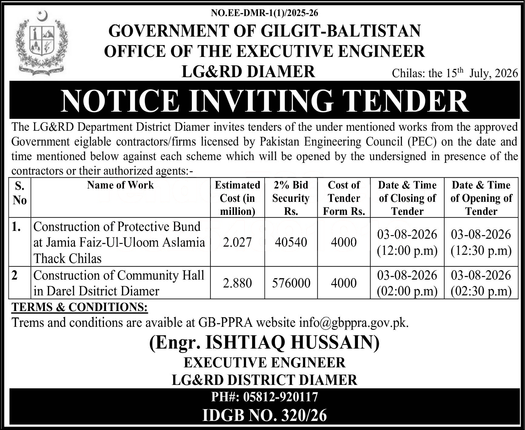 Tender Document