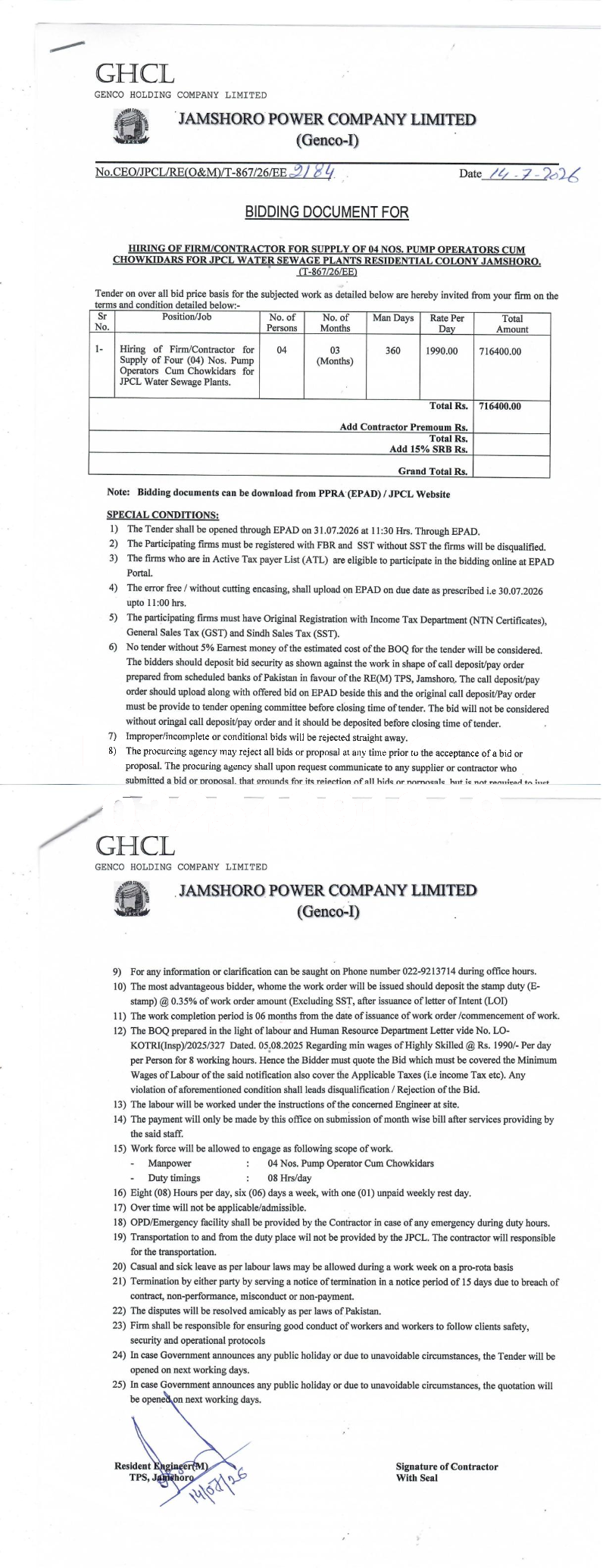 Tender Document