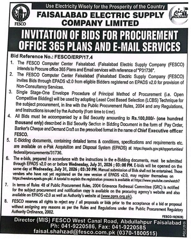 Tender Document