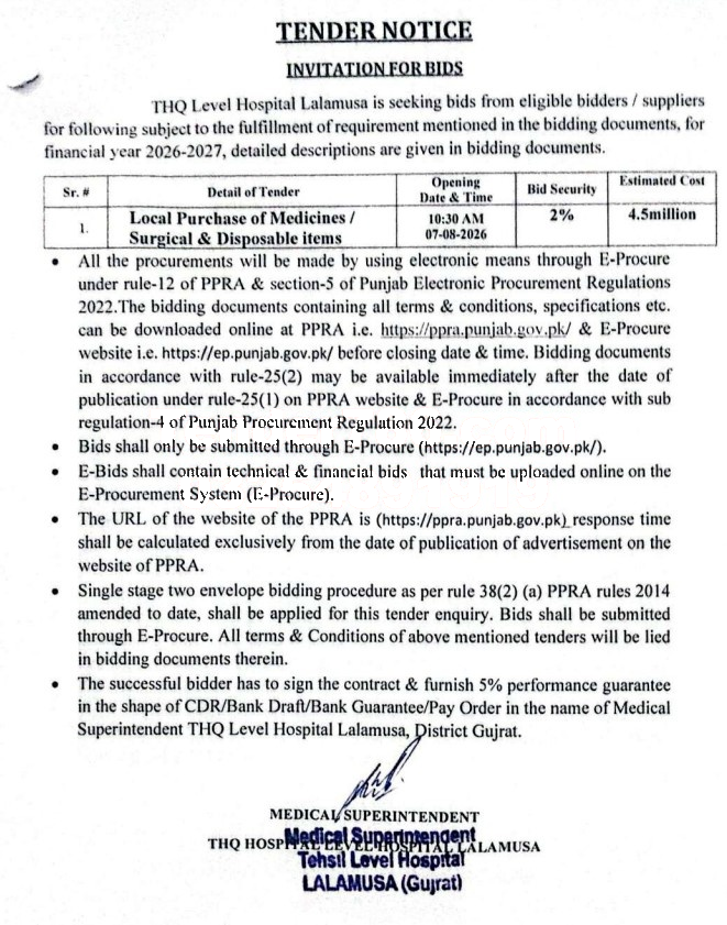 Tender Document