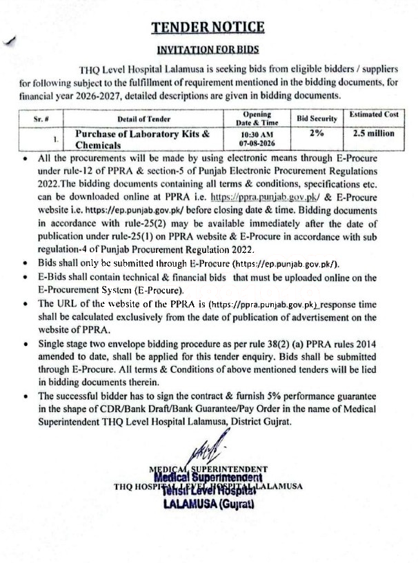 Tender Document
