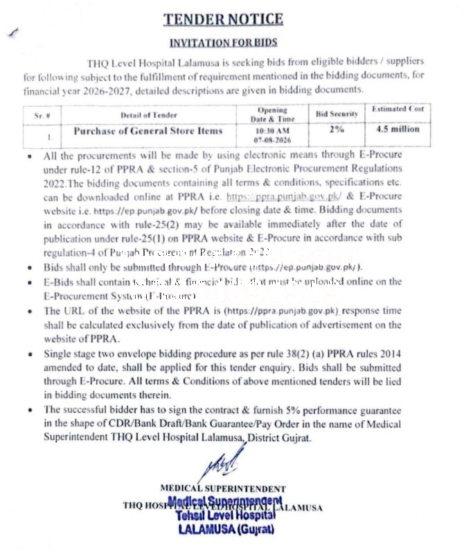 Tender Document