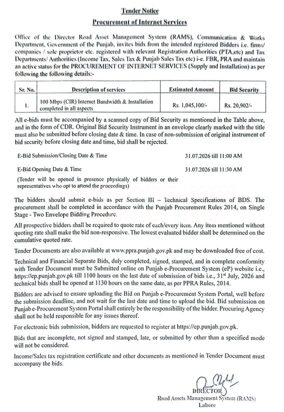Tender Document