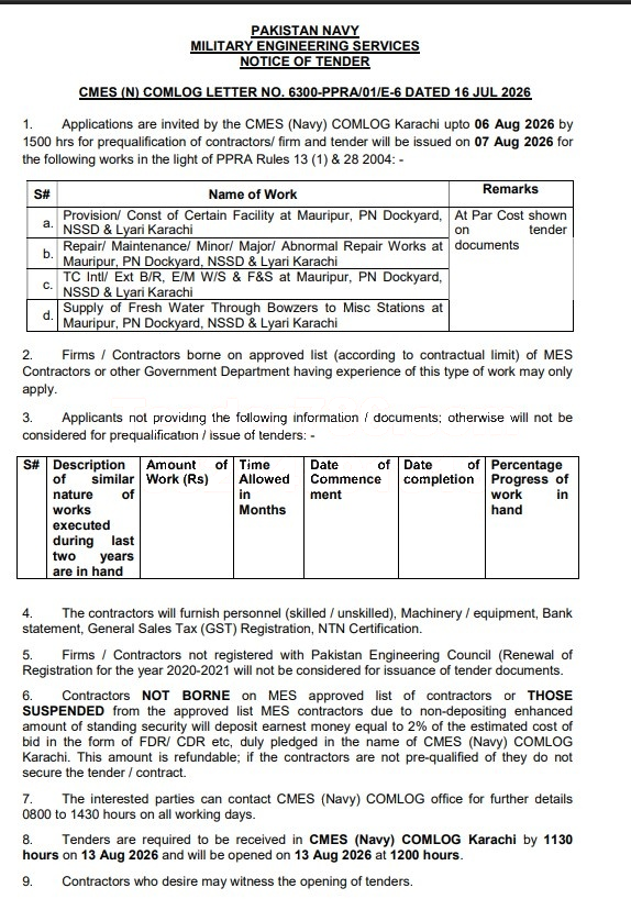 Tender Document
