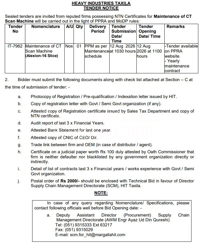 Tender Document