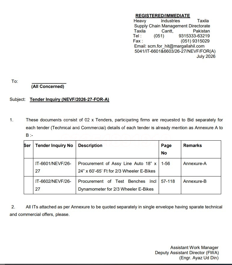Tender Document