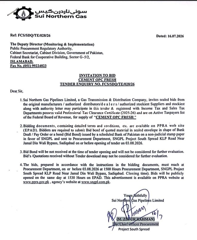 Tender Document